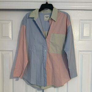 Abercrombie & Fitch Multicolor Striped Blouse